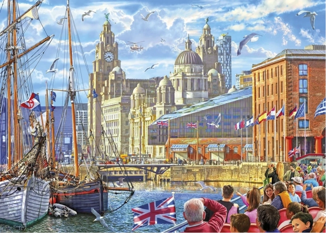 Puzzle Albert Dock, Liverpool 1000 piese