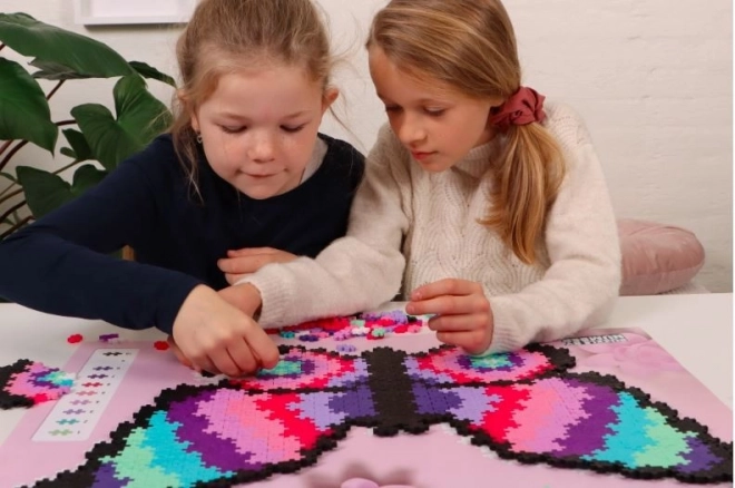 Puzzle după numere Plus Plus - Fluture 800 piese