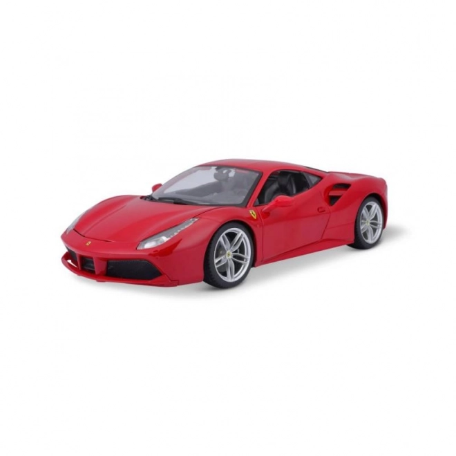 Model de mașină Ferrari 488 GTB roșu la scara 1:18