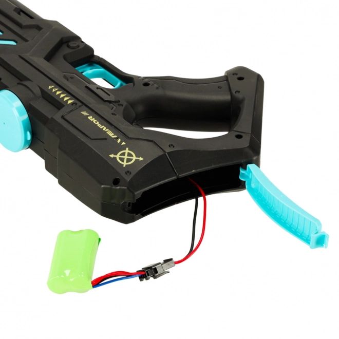 Pistol electric cu apă pentru copii negru