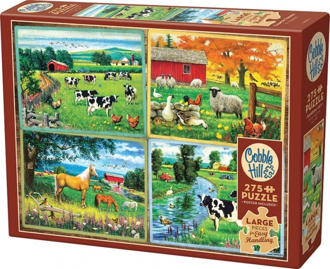 puzzle prieteni de la țară XL 275 piese