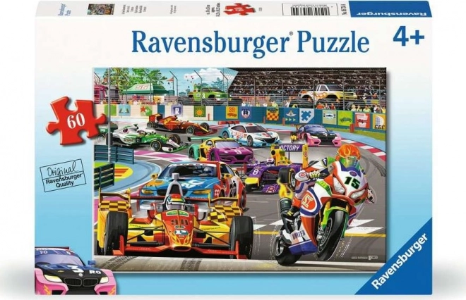 Puzzle Raliu de la Ravensburger 60 piese