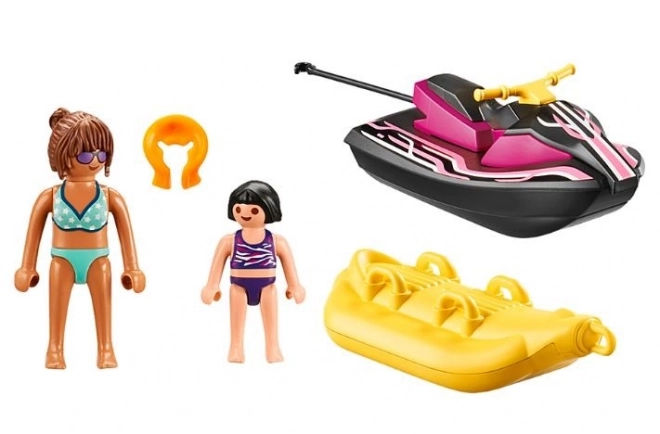 Set de început cu skijet și barcă banană Playmobil Family Fun