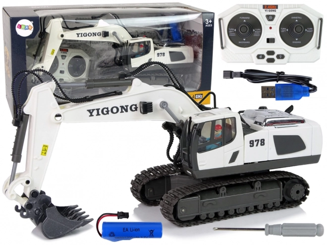 Excavator cu telecomandă pe șenile