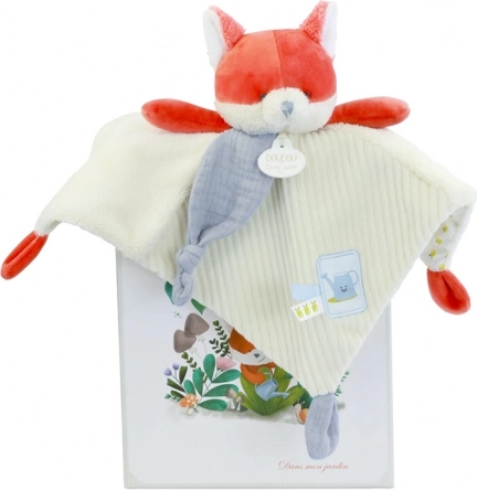Doudou set cadou jucărie din pluș vulpe Rozmarin 27 cm