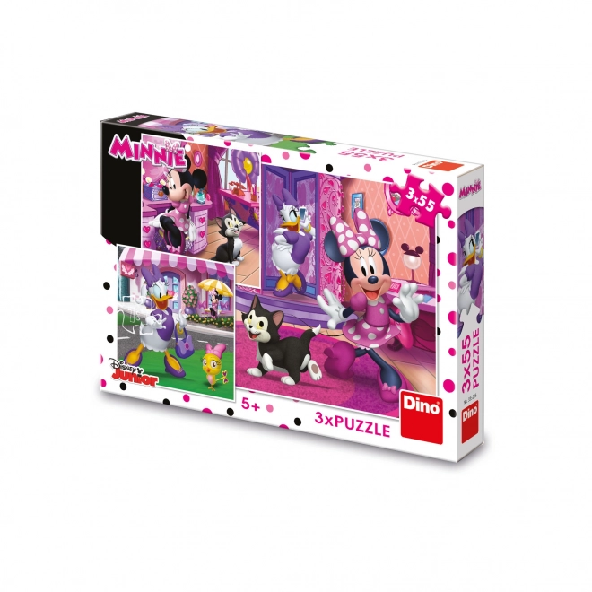 Puzzle Minnie Mouse 3x55 piese