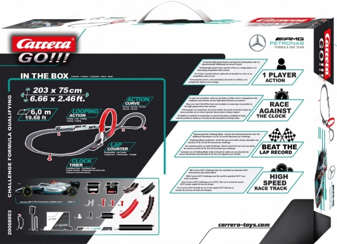 Carrera Go!!! set de curse Formula 1 Mercedes Hamilton