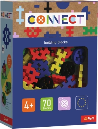 Set de construcție TREFL Connect Basic 70 – pentru băieți