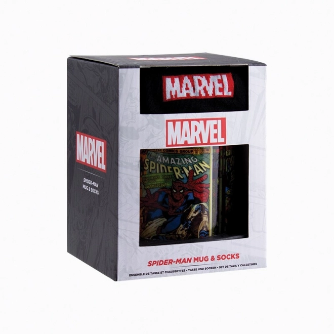 Set cadou Spiderman cană și șosete