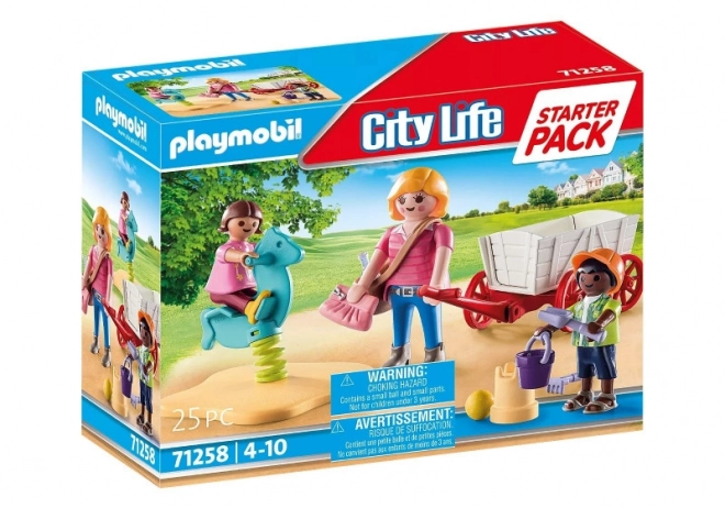 Set de joacă City Life cu cărucior Playmobil