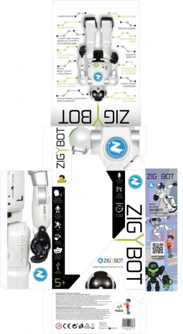 Robot interactiv Zigy negru