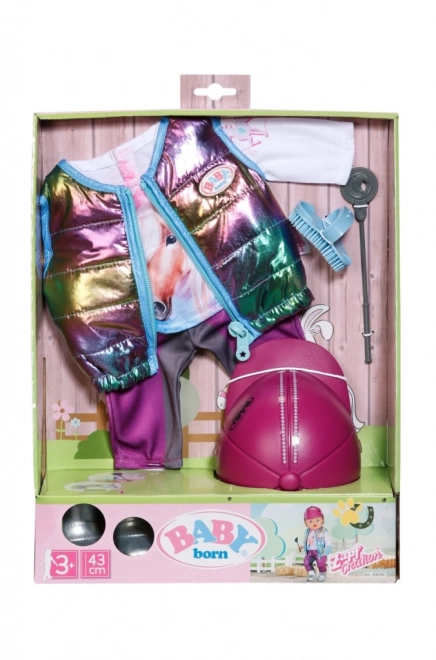 Set BABY born pentru echitație păpuși 43 cm
