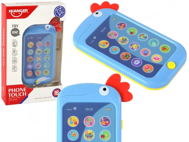 Telefon Educațional pentru Copii Wac-A-Mole Albastru