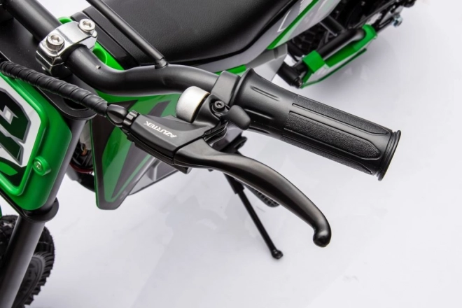 Motocicletă electrică verde pentru copii