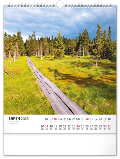 Calendar de perete Krkonoše 2025