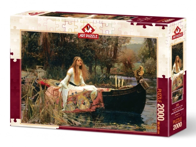 Puzzleserie muzeu: doamna de la Shalott 1888, 2000 piese