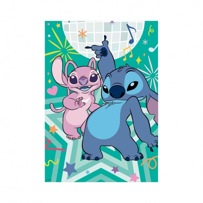 Puzzle 200 piese STITCH cu diamante