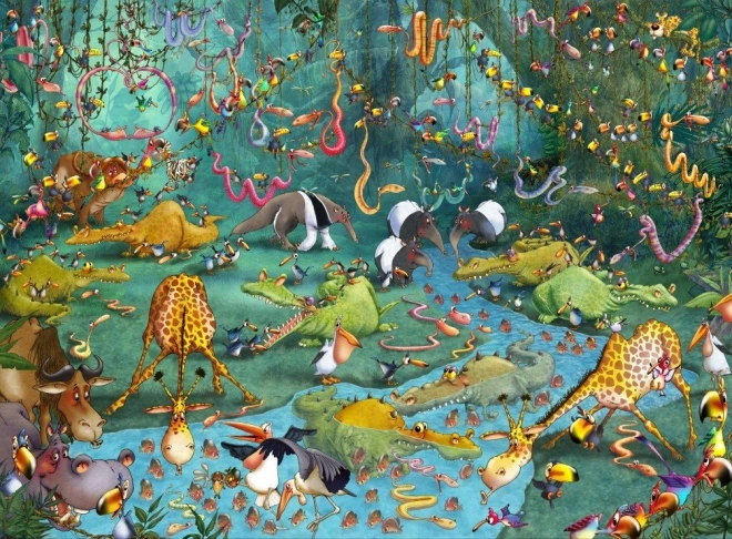 Puzzle junglă 2000 piese
