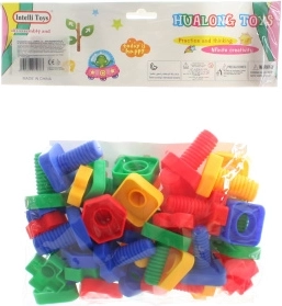 Set de construcție pentru copii cu șuruburi și piulițe