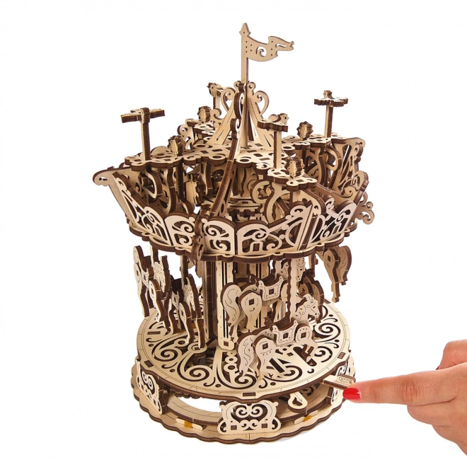 Puzzle 3D carusel Ugears