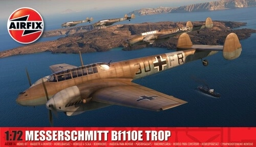 Model plastic Messerschmitt Bf 110E/E-2 Trop la scara 1/72