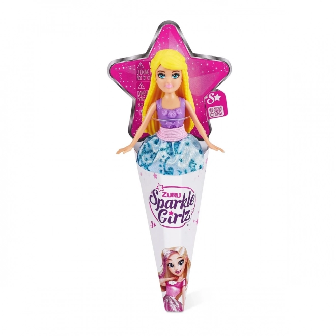 Păpușă Mini Sparkle Girlz 10 cm în set cartonat 24 bucăți