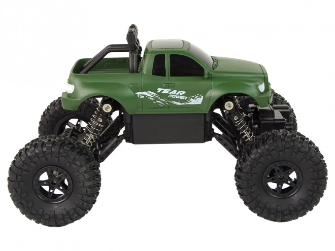 mașinuță telecomandată R/C verde 1:18