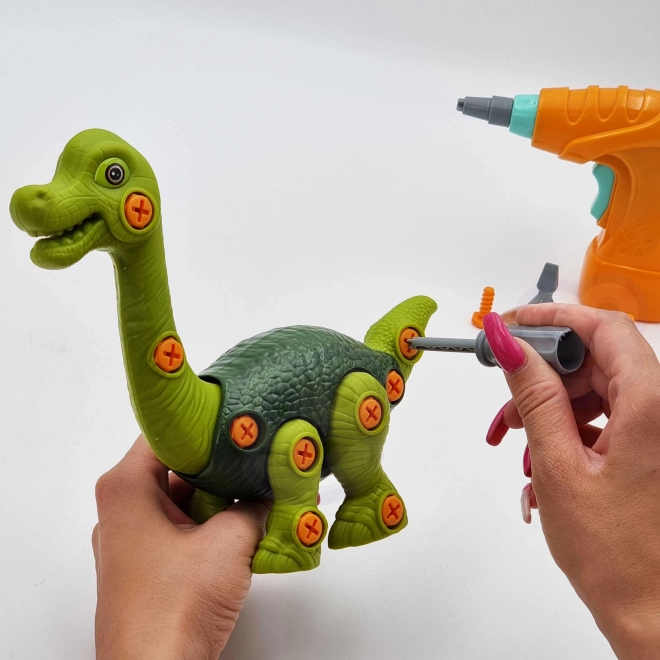 Dinozaur de asamblat WOOPIE cu Burghiu