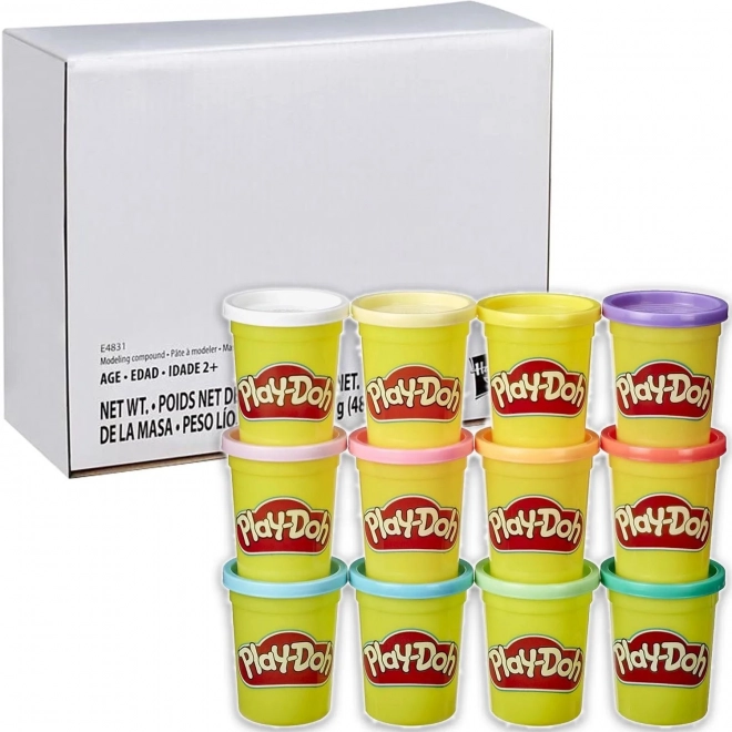 culori pastelate Play-Doh set 12 buc