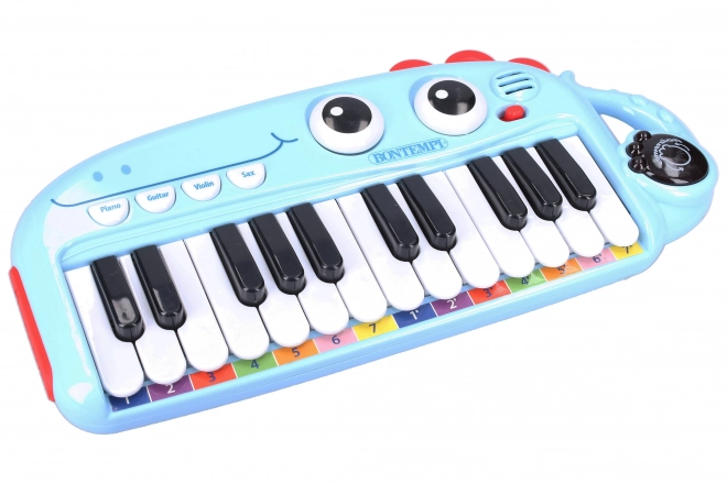 Pian electronic albastru de la Bontempi