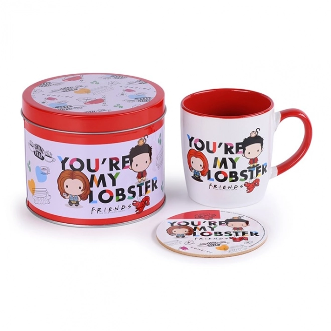 Set cadou metalic Friends Chibi
