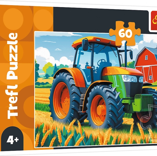 Puzzle Trefl Căruța fermierului 60 piese