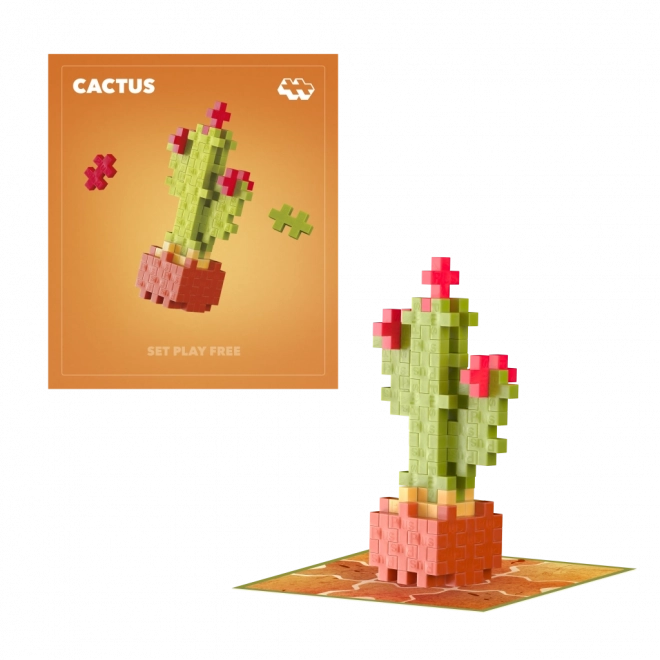 Plus-Plus flori cactus – set de construcție creativ