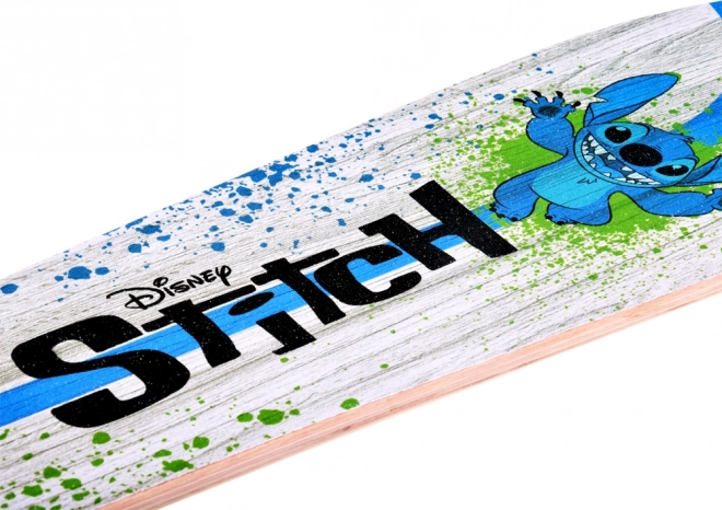 Skateboard din lemn Disney Stitch pentru copii până la 50 kg