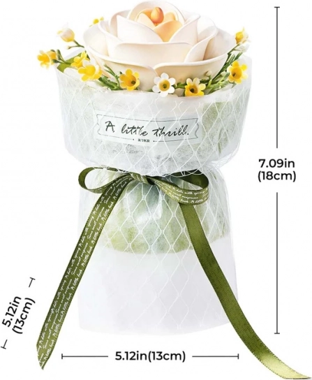 Puzzle 3D Camelia Albă