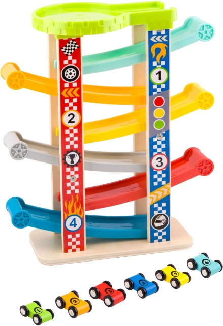 Tooky Toy Tobogan Colorat pentru Mașini