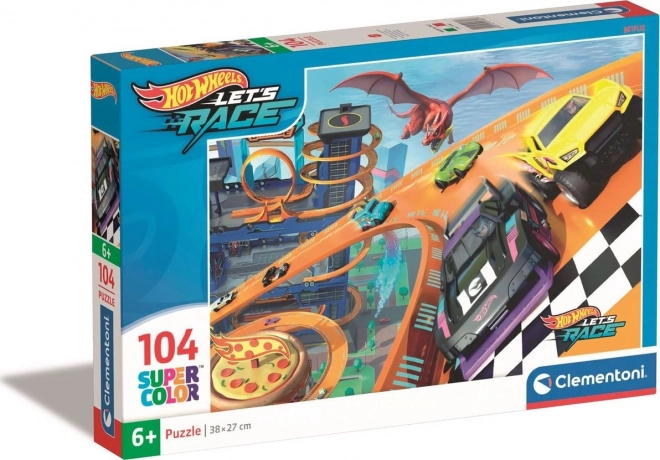 Puzzle Clementoni Hot Wheels 104 piese