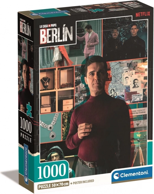 Puzzle Clementoni La Casa de Papel: Berlin Am Un Plan 1000 Piese