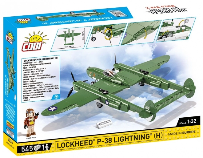 Avion Lockheed P-38H Lightning COBI din al Doilea Război Mondial