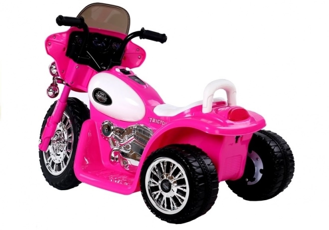 Motocicletă pentru copii pe baterie roz închis