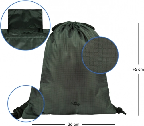 Set Baagl 3 Cubic Grove: rucsac, penar, sac