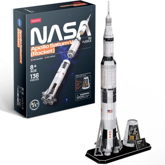 puzzle 3d Apollo Saturn V