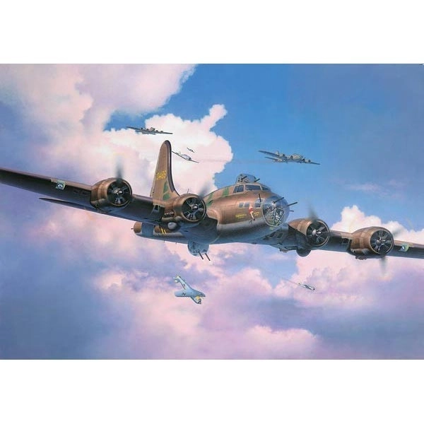 b-17 f memphis belle - model de avion bombardier din plastic