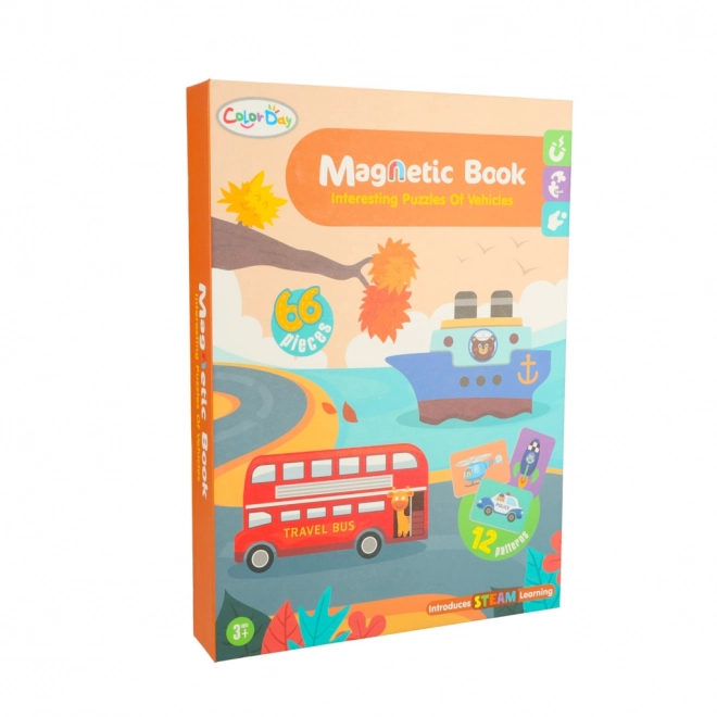 Puzzle magnetice transporturi