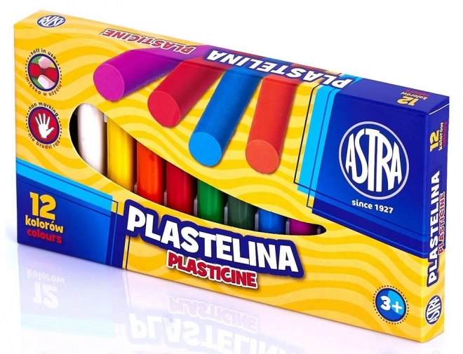 ASTRA plastilină set 12 culori 12×13 g