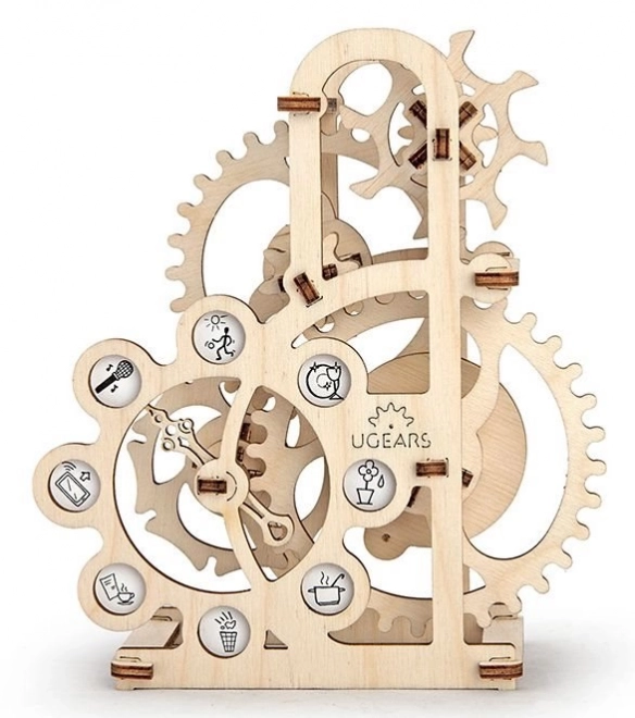 Puzzle mecanic din lemn 3D Dynamometr Ugears