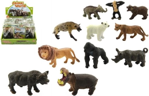 Figurine din plastic ZOO Safari Animale