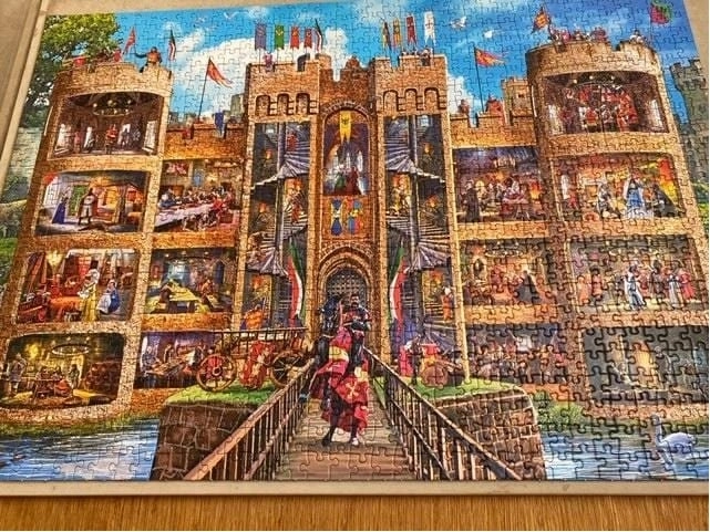 Puzzle Gibsons Rez hradem 1000 piese