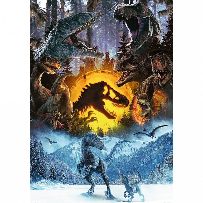 Puzzle Parcul Jurassic 1000 piese