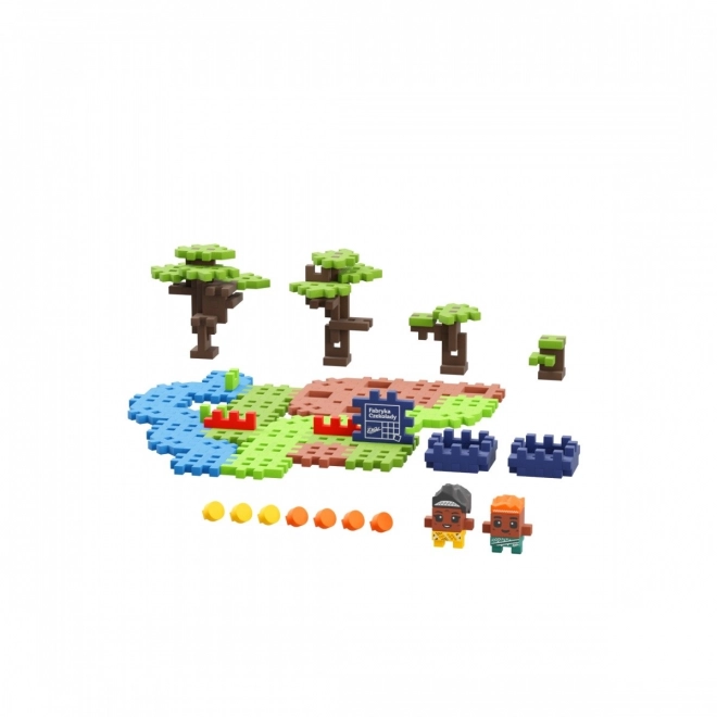 Set construcție Mini Waffle Plantatia de cacao